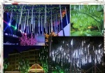 30cm 12V waterproof Led meteor tube light for colorful Decorative led snow drop lights