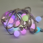 G45 globe RGB festoon lights colors change outdoor christmas led RGB string lights fro party wedding decoration