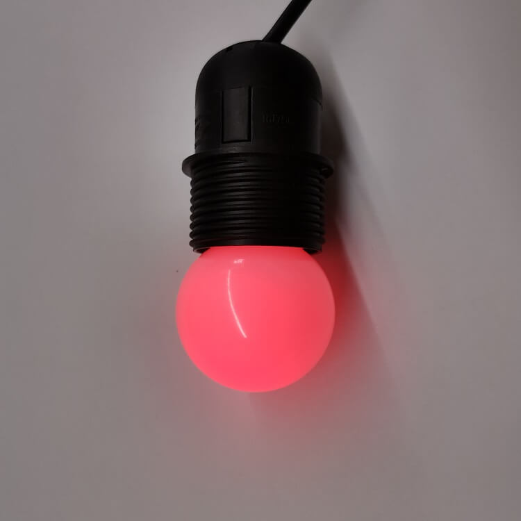 230v G45 led colors bulb RGB SMD 1W 230v 24v led bulb lamp e27
