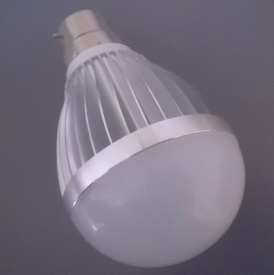 Aluminum DC12V 5W B22 solar LED Bulbs,5W Solar led lamp