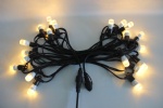 outdoor rubber cable e14 prisma bulb string light