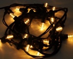 zhejiang christmas light Waterproof black Rubber wire led decorative string light E14 led String Light