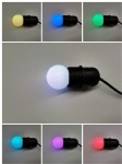 G45 color change christmas lights 24v 230v led bulb RGB outdoor wedding patio decoration