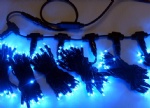 2x3M outdoor use rubber wire black led curtain light