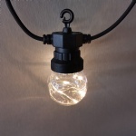 New style outdoor garden decoration patio lights hanging solar string lights for country yard