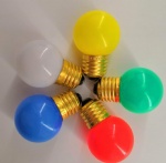 E27 B22 LED Deco bulb 1w colorful G45 led bulbs  IP65